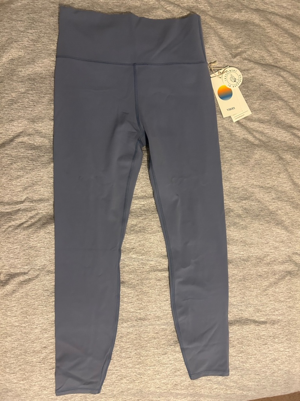 Vuori All the Feels Leggings Medium in Blue Quartz (NEW)
